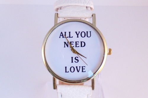 Horloge All you need is love